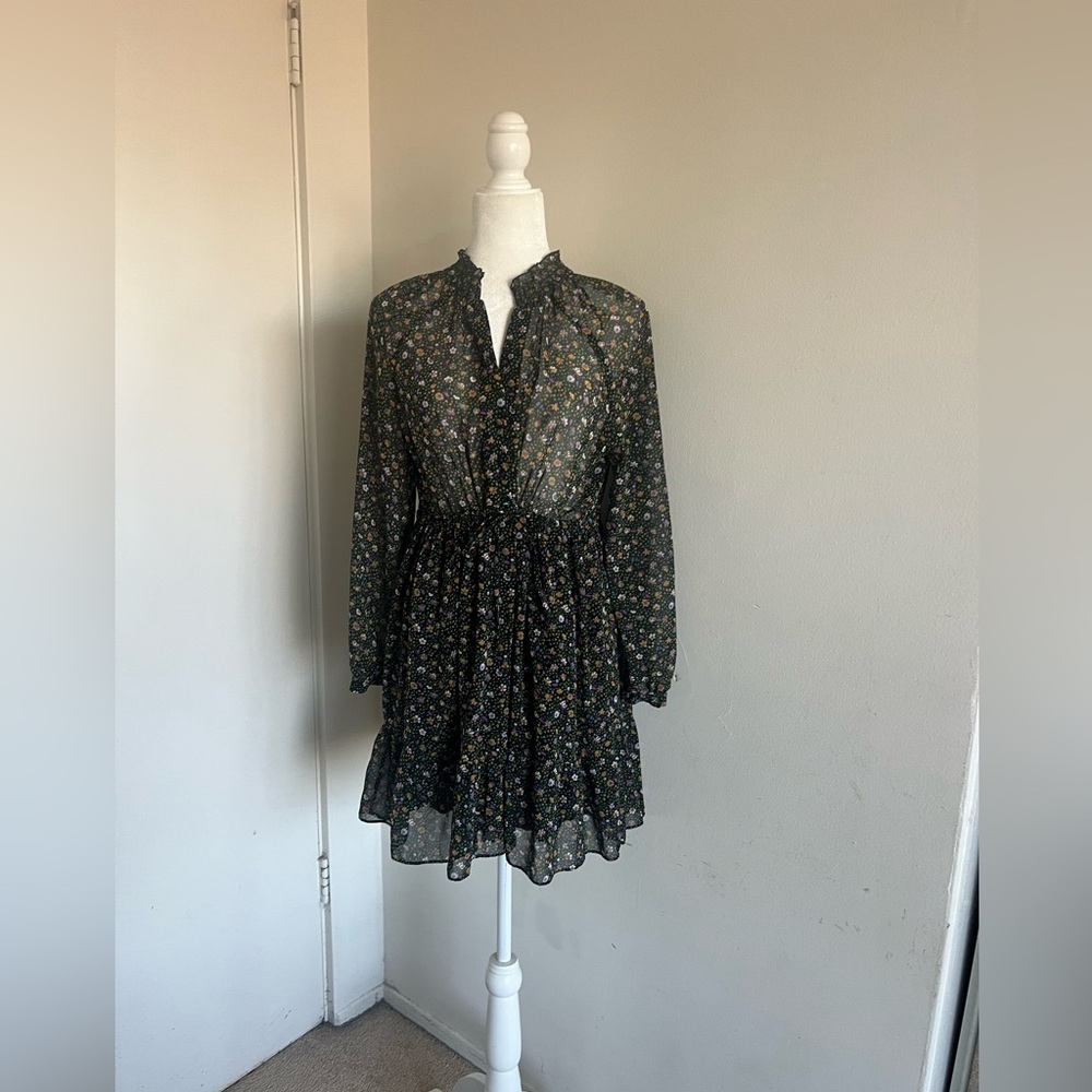 Floral Long Sleeve Dress